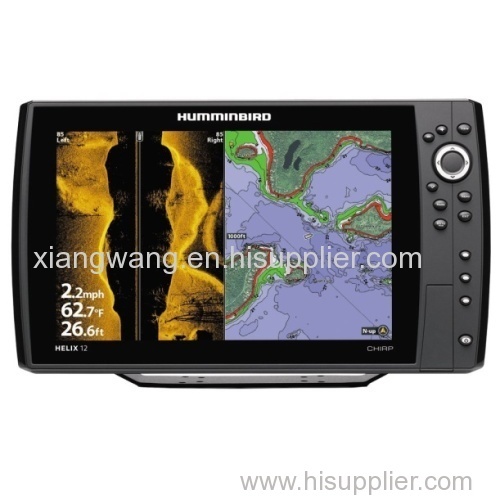 Humminbird 410030-1 Helix 12 Chirp SI 800x1280 DSP Sonar with GPS & Temperature