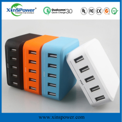 SHENZHEN XINSPOWER 2017 NEW OEM 5V 8A Desktop type Function Multifuctional travel charger