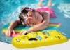 Yellow Children's Air Bed Inflatable Beach Floating Swiming Surfboard Mattress