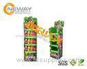 Energy Drinks Free Standing Cardboard Displays / Foldable Display Stand