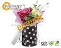 Flower Print Black Rose Gift Wrapping Boxes With Recycled Materials