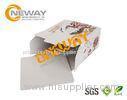 Printed Paper Custom Food Boxes Fast Food Tray Packing With White Cardboard