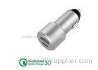 Apple Iphone Ipad QC 3.0 Single / Multi USB Car Charger With Blue LED Light Indicator