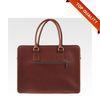 Messenger Cowhide Hard Art Leather Laptop Briefcase Notebook Carrying Case Luxury Handbag