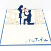 Propose-love card-valentine card-3d card-handmade card-pop up card-laser cut-paper cutting-birthday card