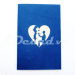 Propose-love card-valentine card-3d card-handmade card-pop up card-laser cut-paper cutting-birthday card