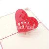Sweet heart-love card-valentine card-3d card-pop up card-handmade card-greeting card-laser cut-paper cutting