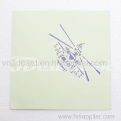Black hawk helicopter-3d card-handmade card-pop up card-birthday card-laser cut-paper cutting