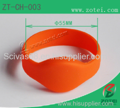 RFID oval silicone wristband