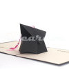 Graduation Hat-3d card-handmade card-birthday card-greeting card-congratulation card-laser cut-paper cutting