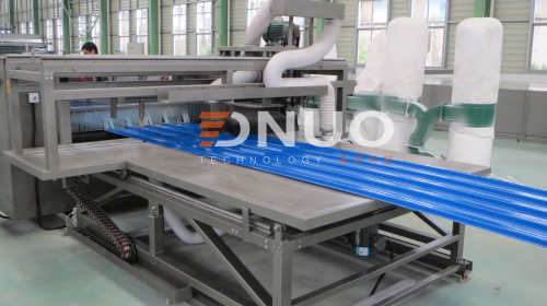 FRP coloured corrugated roof fiberglass sheet equipment