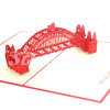 Harbour Bridge 3-3d card-building card-birthday card-handamade card-greeting card-laser card-paper cutting