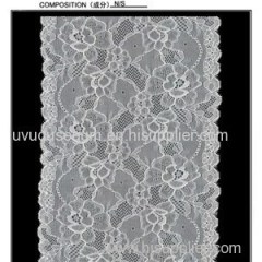 17.5 Cm Flowered Galloon Lace elastic lace trim(J0061)