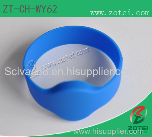 RFID round silicone wristband tag