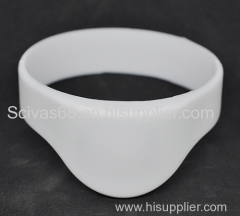 Half Round RFID Silicone Wristband