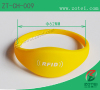 Oblate RFID Silicone Wristband