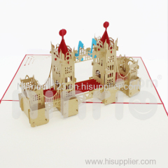 Tower bridge 3d pop-up card