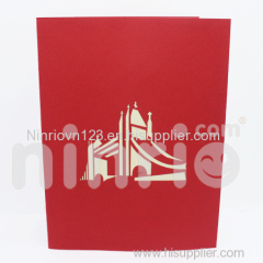 Tower bridge 3d pop-up card