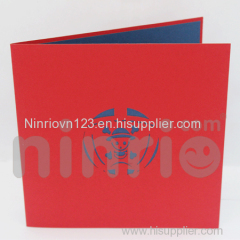 Virking ship 3d pop-up card