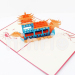 Dragon boat 3d pop-up card