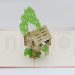Tree house 3d pop-up card