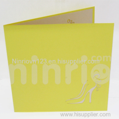 High heel 3d pop-up card