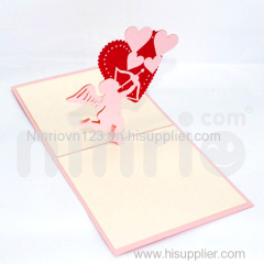 Arrows love 3d pop-up card