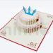 Birthday cake 3d pop-up card