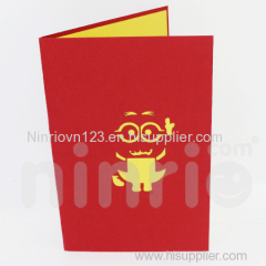 Minion 3d pop-up card