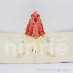 Cupcake 3d pop-up card