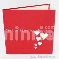 Love statue 3d pop-up card