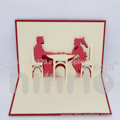 Dating 3d pop-up card