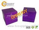 Square Perfume Bottles Eco Friendly Cosmetic Packaging Box Fancy Paper