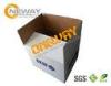 Corrugated Paper Carton Printed Packaging Boxes UVI Hot - Stamping Glossy Surface