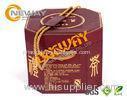 Colorful Printed Tea Packaging Boxes / Recycled Gift Wrapping Boxes