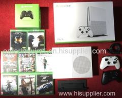 NEW ORIGINAL Xbox One S White + 2TB Hrad drives + 8 games + 2 pads Original