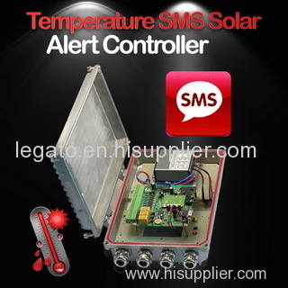 Temperature SMS Solar Alert Controller