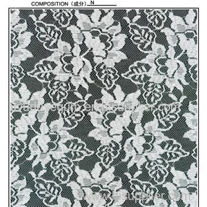 Floral Design Nylon Lace Fabric