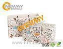 Cardboard Paper Custom Printed Gift Boxes Full Color Print With Close Belt