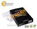 Luxury Glossy Printed Packaging Boxes Black And White Die Cut 2 - 7 mm Thickness