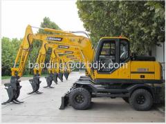 BAODING small wheel timber grab BD95 wood/sugarcane loading machine