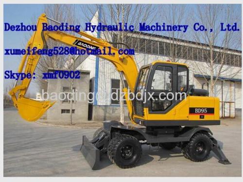 BAODING small excavator with grab timber grab BD90 timber grab