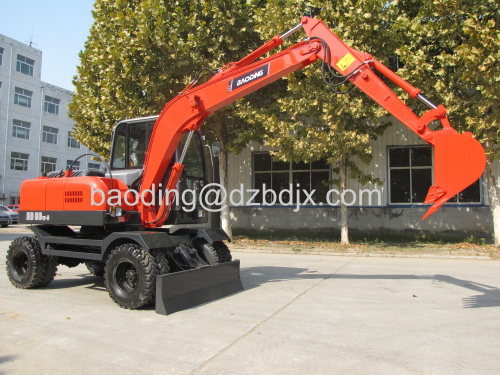 Cheap new small wheel excavator machine for sale