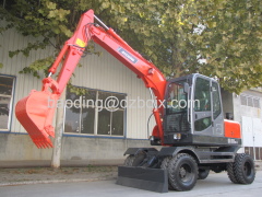 new small wheel excavator