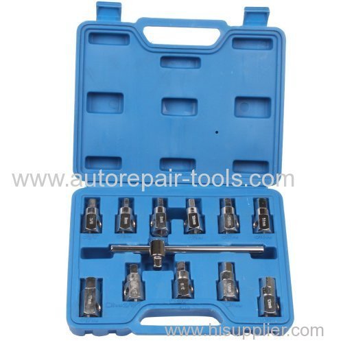 12pcs Oil Drain Sump Plug Key Socket Set