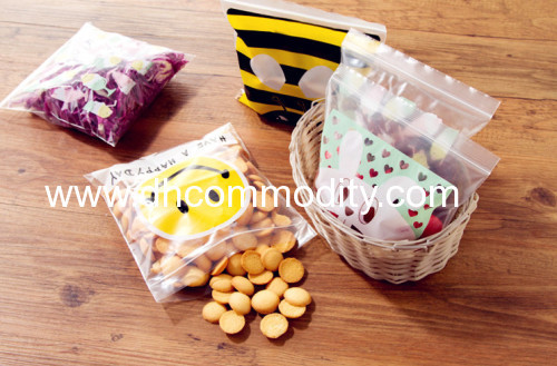 disposable food packing bag/freezer bag/ ziplock bag