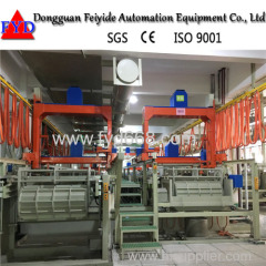 Feiyide Automatic Barrel Plating Production Line for Gold Chrome Electroplating with German Raw Material