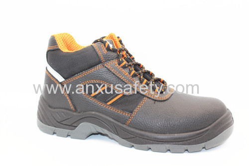AX05039 split emboss leather safety boots