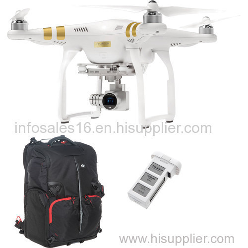 DJI Phantom 3 Professional with 4K Camera and Battery Bundle with Backpack