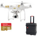 DJI Phantom 3 Professional with 4K Camera Bundle with Wheeled Hard Case and SD Card